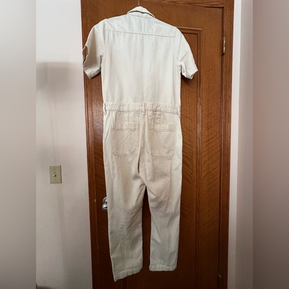 ✨Host Pick✨ EVERLANE The Supersoft Jean Coverall in Seeded Ecru Cream - Picture 12 of 12